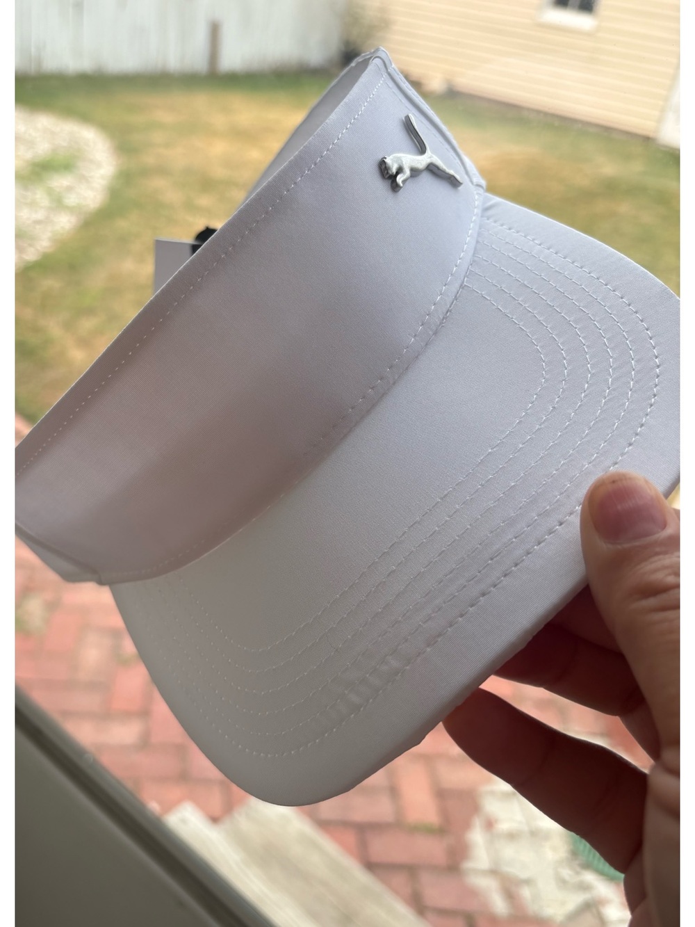 Puma White Athletic Sun Visor